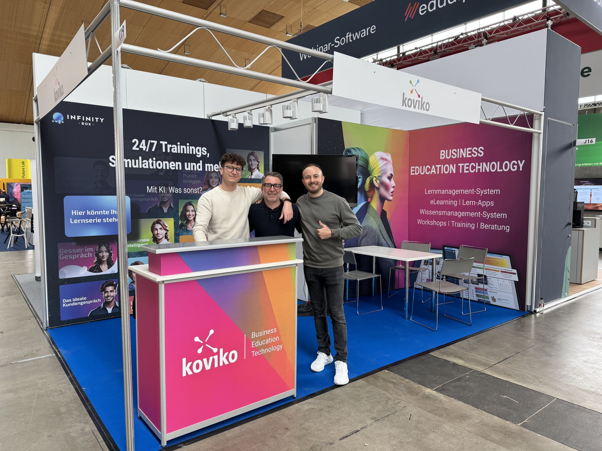 Messeauftritt von koviko auf der LEARNTEC